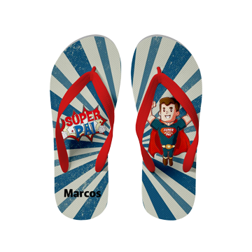 Chinelo Personalizado Tira Normal